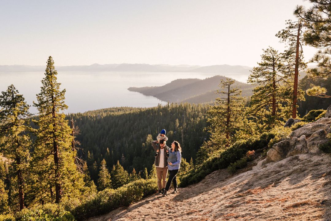 Hayden Haffey, Incline Village and Crystal Bay real estate agent, overlooking Lake Tahoe